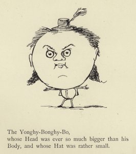 ヨンヒ-ボンヒ-ボー 作： Edward Lear